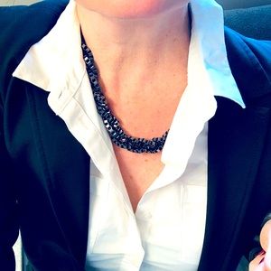 Thick rope black metal chain